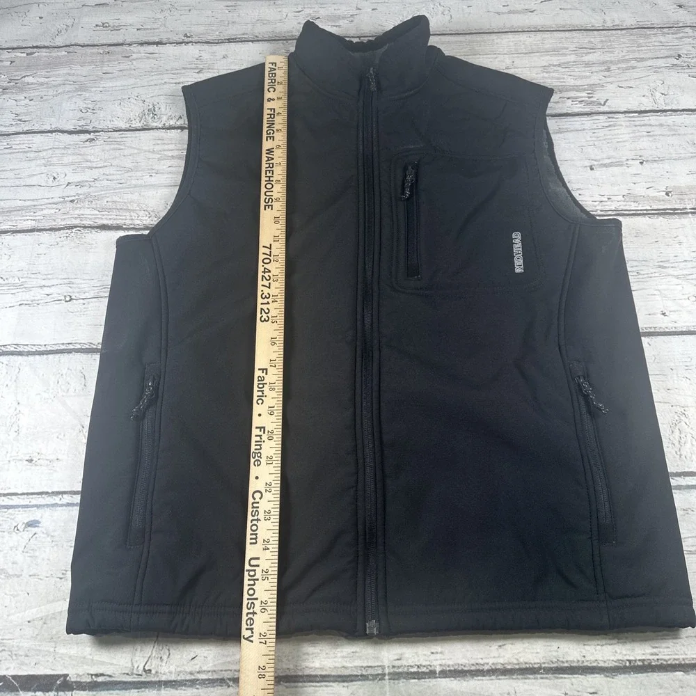 Red Head Vest Mens L Black Full Zip Fleece Lined Hunting Workwear Outdoor
